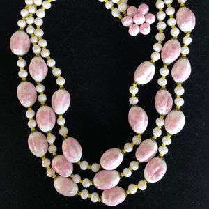Fabulous Miriam Haskell Artglass Necklace